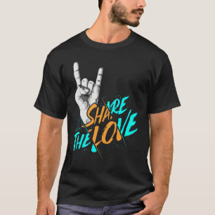 Share The Love Men Women Kids Boys Girls Asl Gift T-Shirt