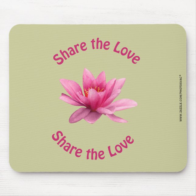 Share the Love Mouse Pad (Front)