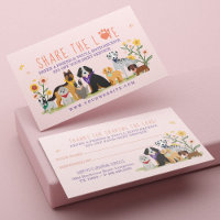 Share The Love Pet Family Pet Care & Grooming Pink
