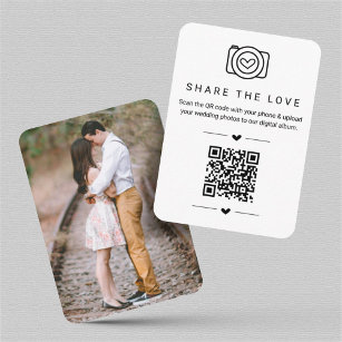 Share the Love QR Code Digital Photo Album Card