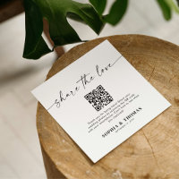 Share The Love QR Code Wedding Photo Sharing