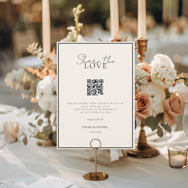 Share the Love QR Code White Wedding Galery (Creator Uploaded)