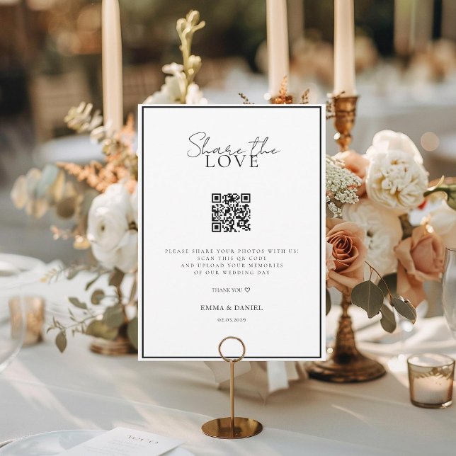 Share the Love QR Code White Wedding Galery (Creator Uploaded)