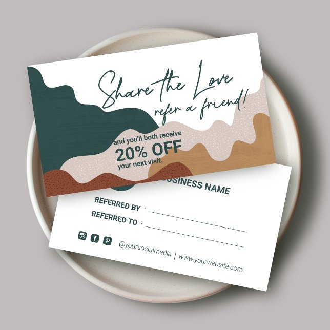Share the Love Referral Card Design (Creator Uploaded)
