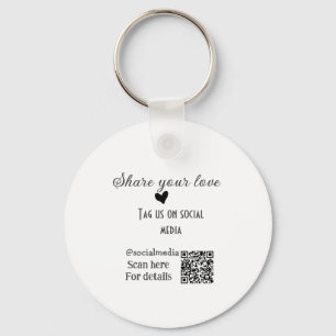 Share the love scan QR code add social details Keychain