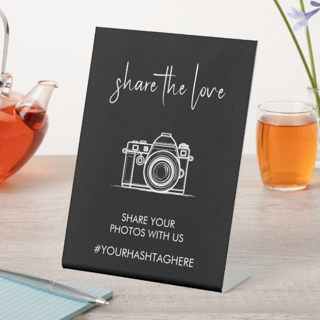Share the Love - Wedding Hashtag Photo Sign (In SItu)