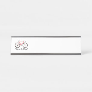 Share The Road Desk Name Plate