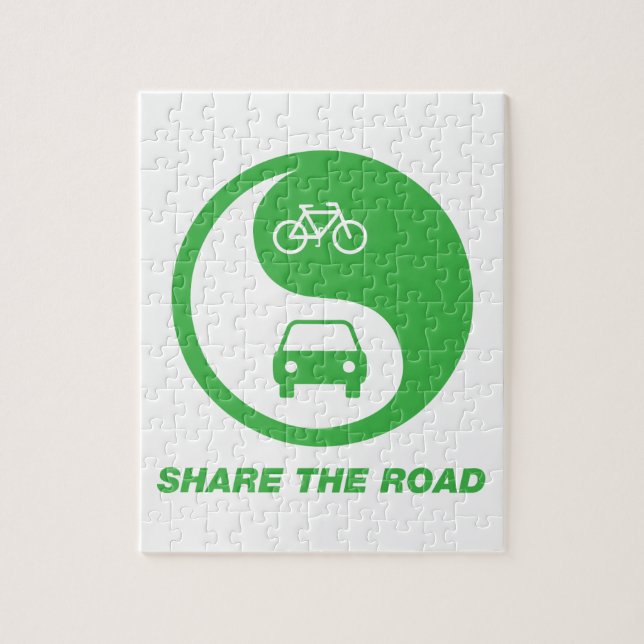 Share the Road Jigsaw Puzzle (Vertical)