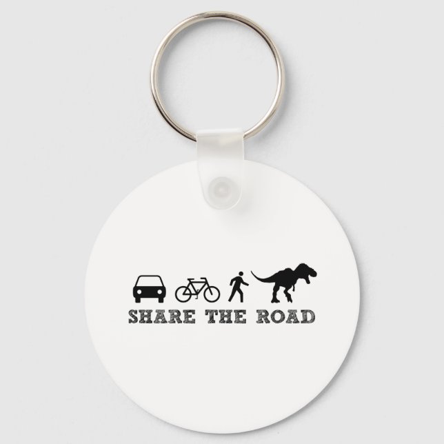 Share the Road Keychain (Front)