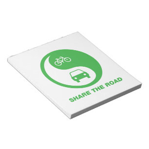 Share the Road Notepad