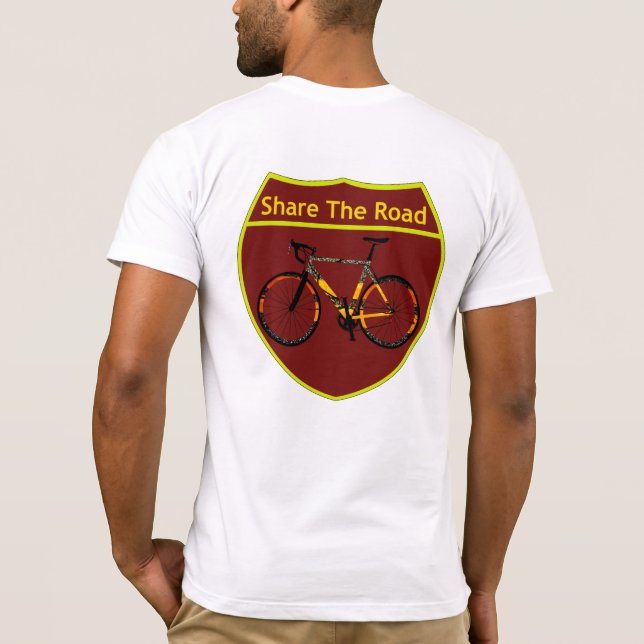 Share The Road T-Shirt (Back)
