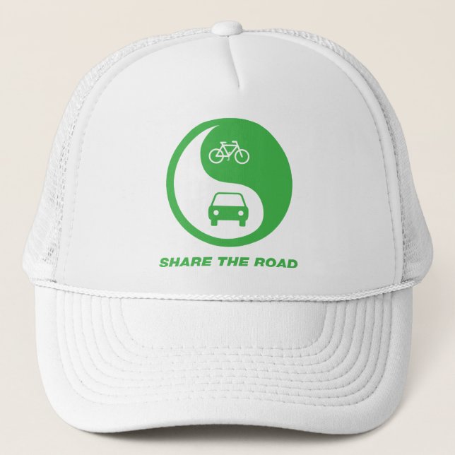 Share the Road Trucker Hat (Front)