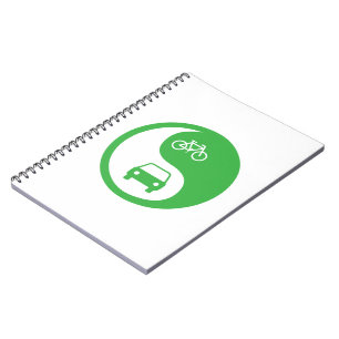 Share the Road Yin Yang Notebook