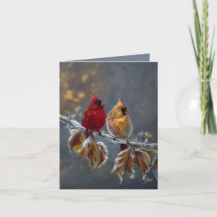 "Share The Spirit" Cardinals by Jason Street Holiday Card