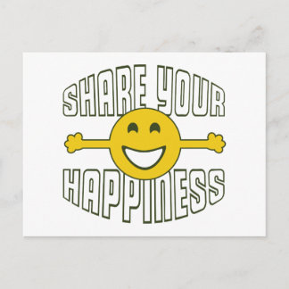 Share Your Happiness Postcard