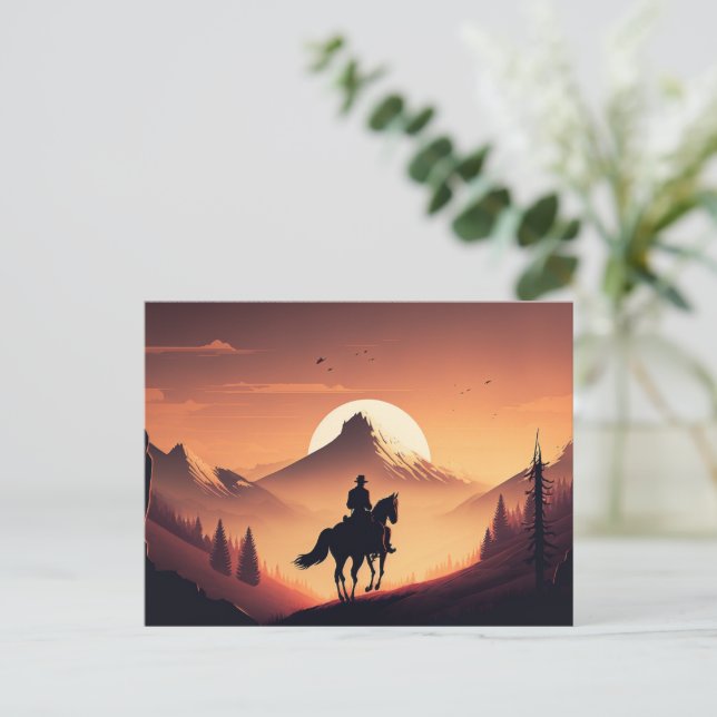Share Your Love of Horses with Unique Postcards!  Postcard (Standing Front)