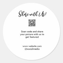 Share your picture scan QR code add website email 