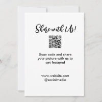 Share your picture scan QR code add website email 