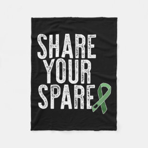 Share Your Spare Kidney Organ Donor Renal Transpla Fleece Blanket