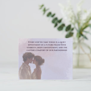 Shared Future & Growth Love Quote Postcard   Build