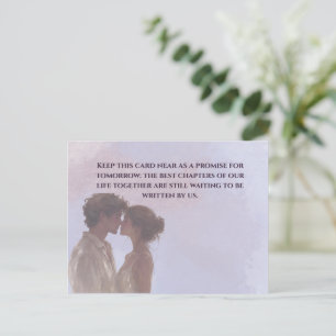 Shared Future & Growth Love Quote Postcard   Build