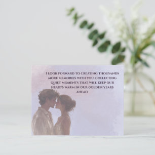 Shared Future & Growth Love Quote Postcard   Build