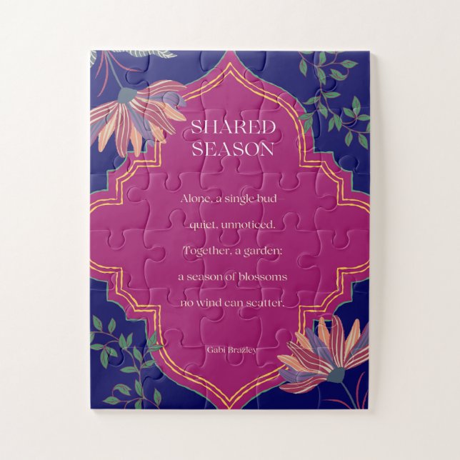 Shared Season Poem Jigsaw Puzzle (Vertical)