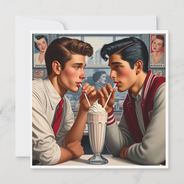 Shared Sips of Sweetness Holiday Card (Front)