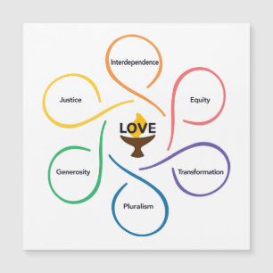 Shared Values Flower - Unitarian Universalist Flow