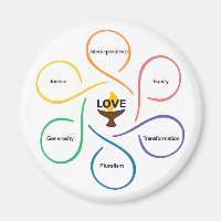 Shared Values Flower - Unitarian Universalist Flow