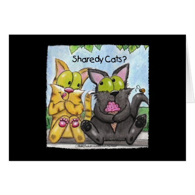 Sharedy Cats -Silly and Tig (Front Horizontal)