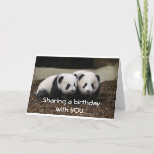 SHARING A "BIRTHDAY" WITH "YOU" IS "AWESOME" CARD