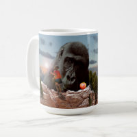 Sharing Lunch With An Ape,