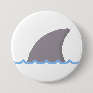 shark 3 inch round button