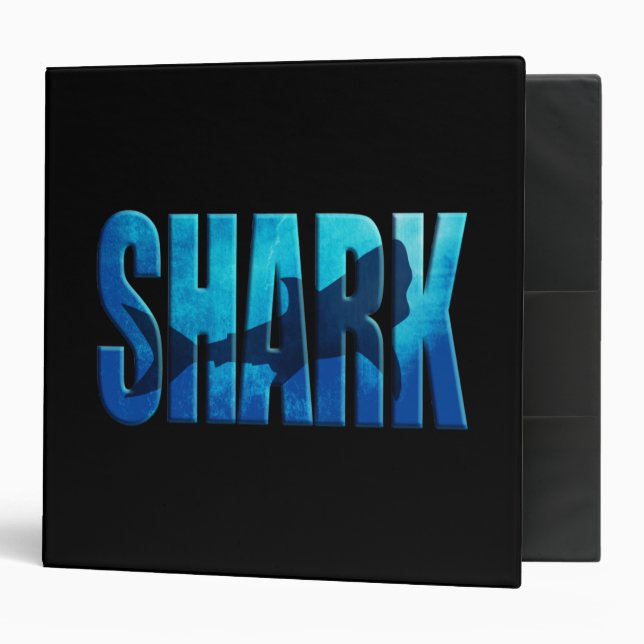 shark 3 ring binder (Front/Inside)