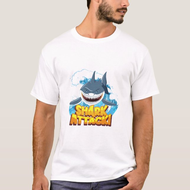 shark action T-Shirt (Front)