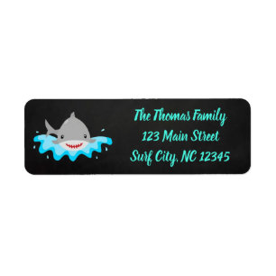Shark address labels