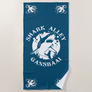 Shark Alley - Gansbaai | Shark Scuba Diving Beach Towel
