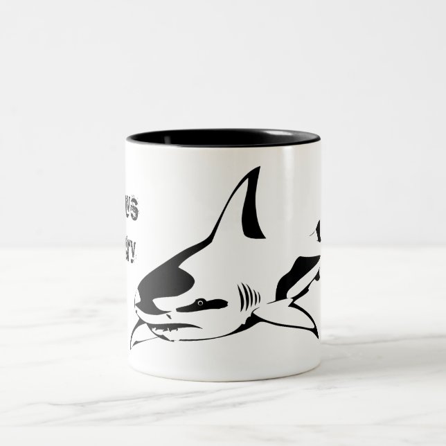 Shark - Always Hungry Two-Tone Coffee Mug (Center)