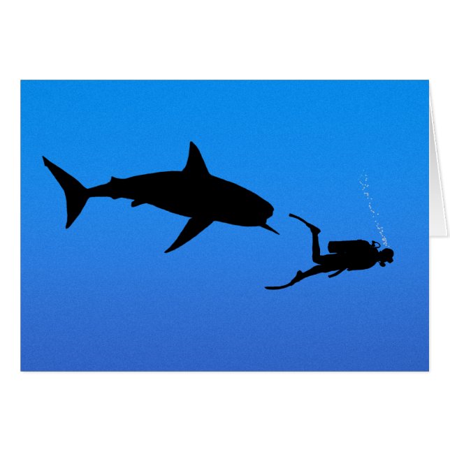 Shark and SCUBA (Front Horizontal)