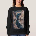 Shark Angel Character In Celestial Robes Fantasy A Sweatshirt<br><div class="desc">Shark Angel Character In Celestial Robes Fantasy Artwork</div>