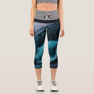 Shark animal spirit capri leggings
