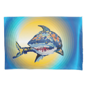 Shark "Art by Kids" Pillowcase