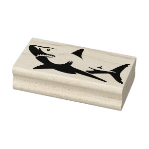 shark art stamp