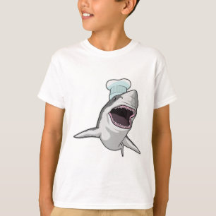 Shark as Cook with Chef hat T-Shirt