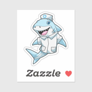 Shark as Nurse with Coat