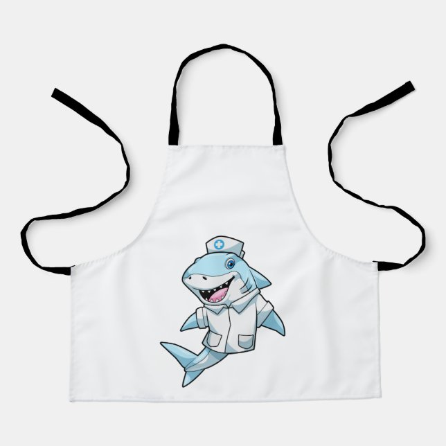 Shark as Nurse with Coat Apron (Front)