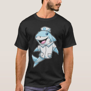 Shark as Nurse with Coat T-Shirt