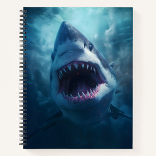 Shark Atacck Awesome Ocean Sea Animal Notebook