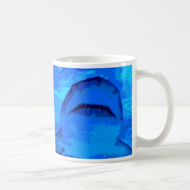 Shark attack coffee mug (Right)